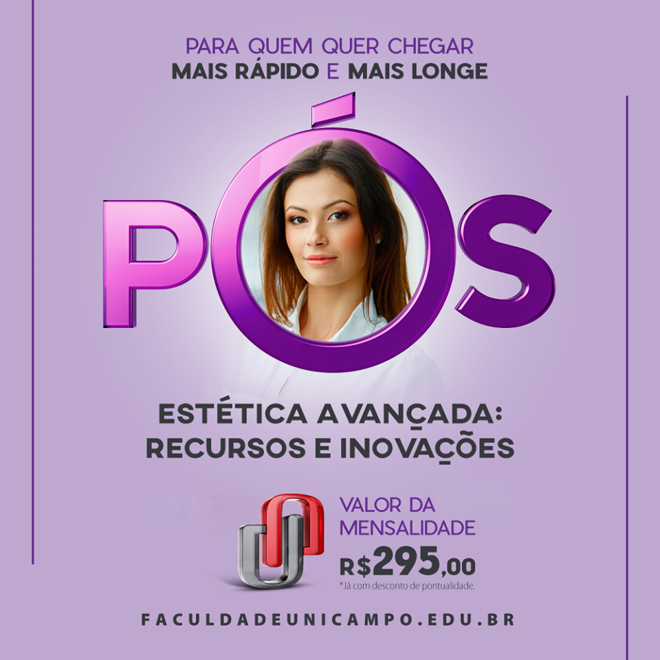 Pós-Graduação “Estética Avançada Recursos e Inovações” da Unicampo Atende Diversos Profissionais da Área de Saúde