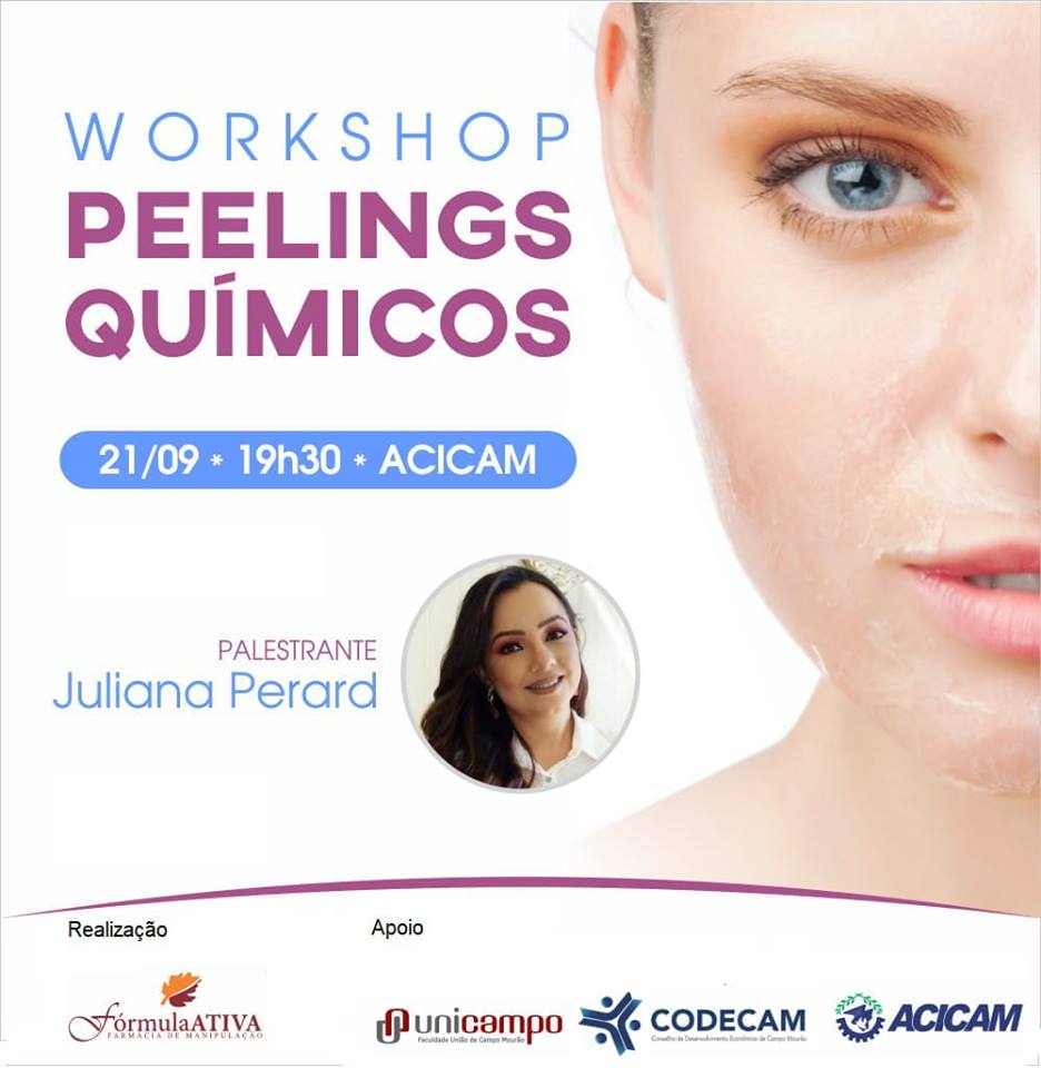 Acadêmicas de Estética da Faculdade Unicampo participarão de workshop de Peelings Químicos