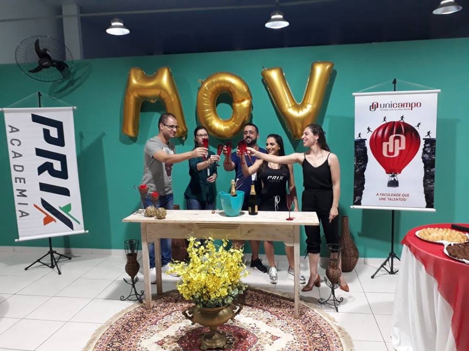 Lançamento da parceria do Curso de Fisioterapia da Faculdade Unicampo e Academia Prix