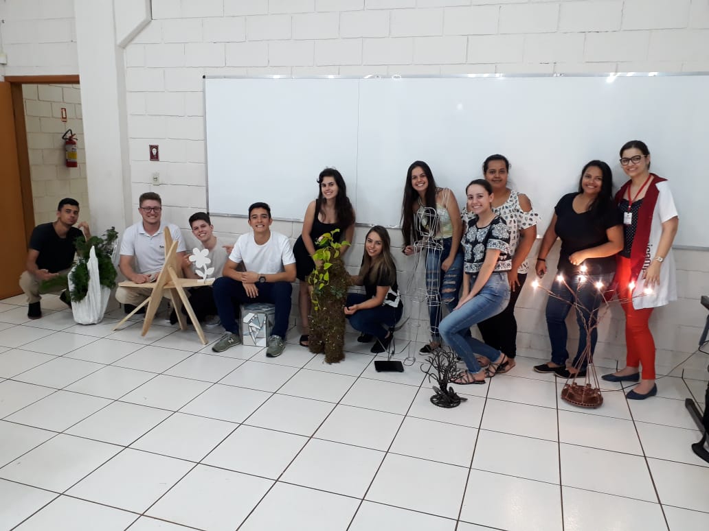 Acadêmicos de Arquitetura da Faculdade Unicampo desenvolveram representações de esculturas