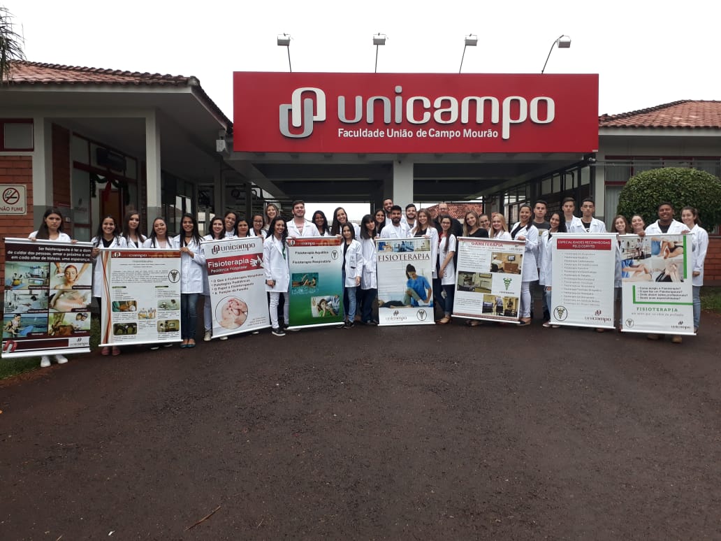 Acadêmicos de Fisioterapia da Faculdade Unicampo participam de Projeto Unificado nos Colégios Estaduais