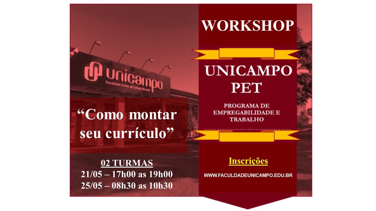 Faculdade Unicampo promove WORKSHOP - 