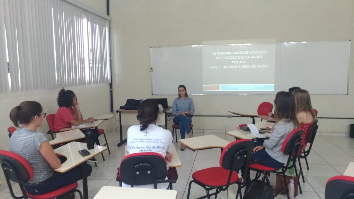  Roda de Conversa de Psicologia teve como tema As Possibilidades de Atuação do Psicólogo na Saúde Pública - NASF/Unidade Básica de Saúde
