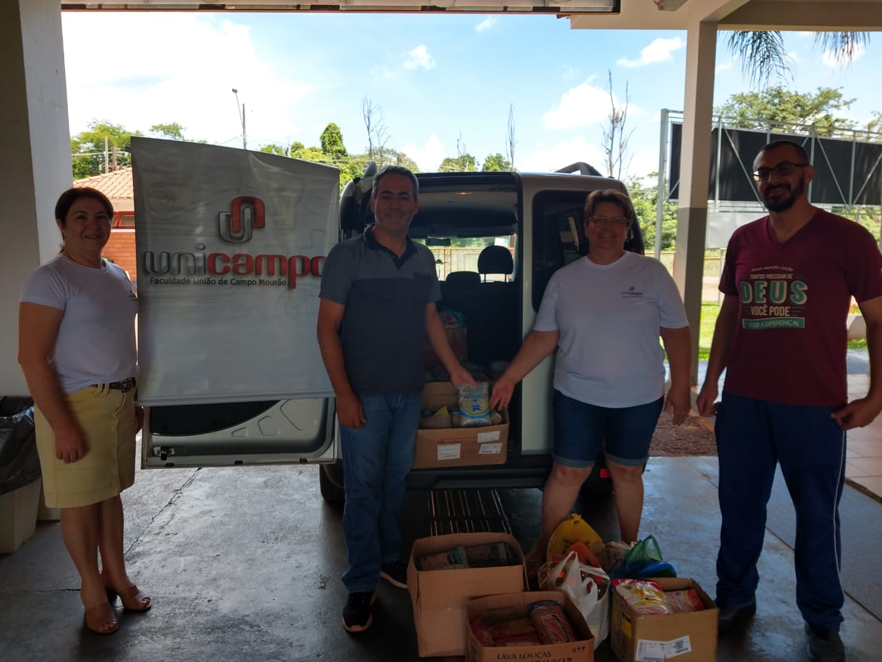 Vestibular solidário da Faculdade Unicampo arrecada alimentos para o Lar Miriã