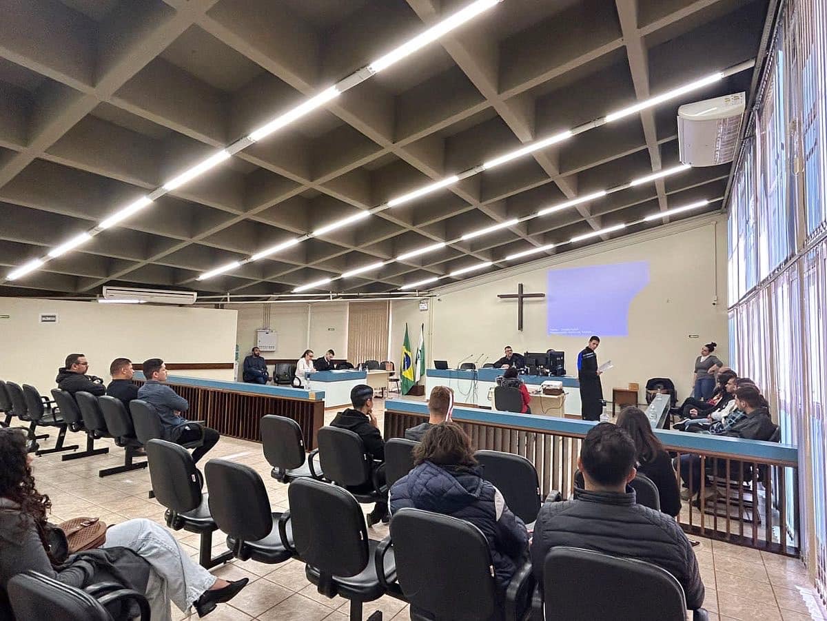  Júri Simulado realizado pelos alunos do 10º período do Curso de Direito