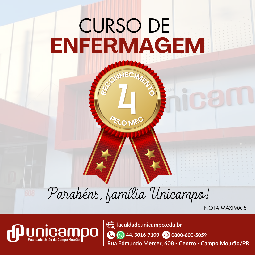 Curso de Enfermagem da Faculdade Unicampo foi avaliado positivamente pelo MEC