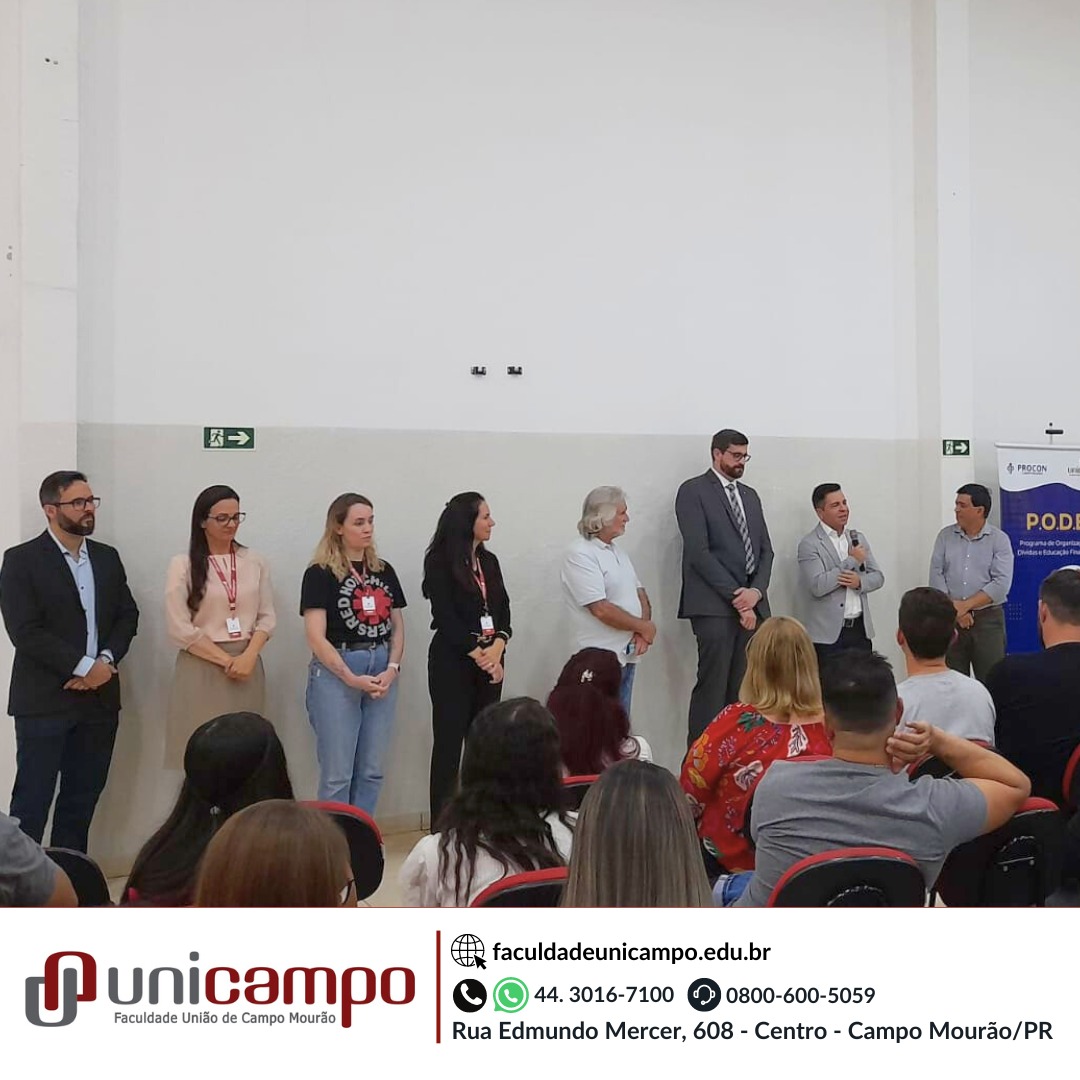 Lançamento do Programa de Organização de Dívidas e Educação Financeira (P.O.D.E)