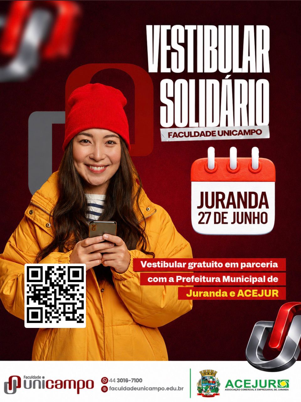 Vestibular Solidário da Faculdade UniCampo leva oportunidade e solidariedade a cidades da região