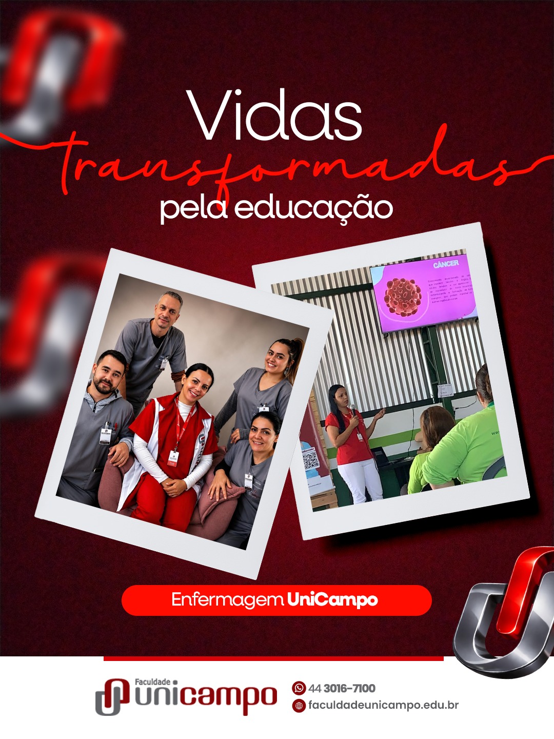 Vidas Transformadas pela Educação: da Enfermagem à docência, a trajetória de Isabela Cristina França