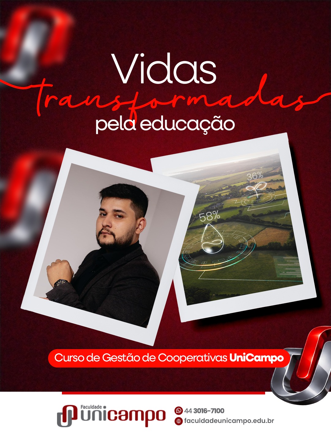 Vidas Transformadas pela Educação: da Gestão de Cooperativas à realização de uma carreira com propósito