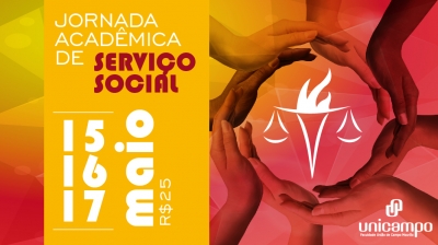 Aberta as inscrições para a Jornada Acadêmica de Serviço Social da Faculdade Unicampo