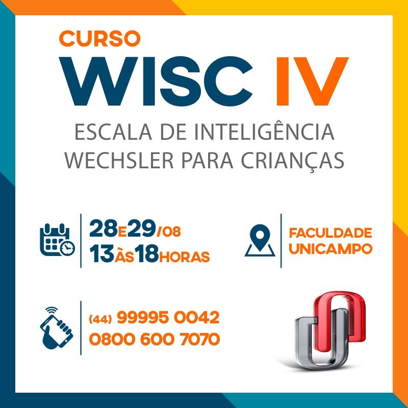 Faculdade Unicampo promove palestra sobre teste WISC IV