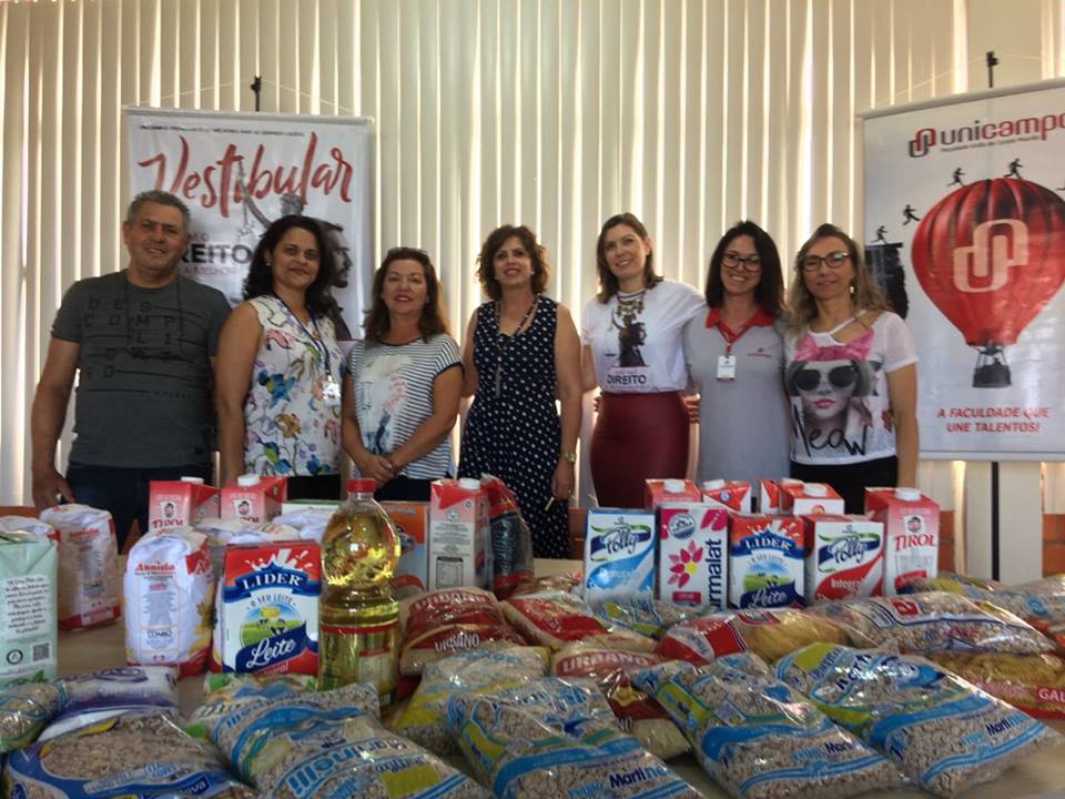 Alimentos arrecadados durante o Ciclo de Palestras Jurídicas foram entregues para o Albergue Municipal de Campo Mourão