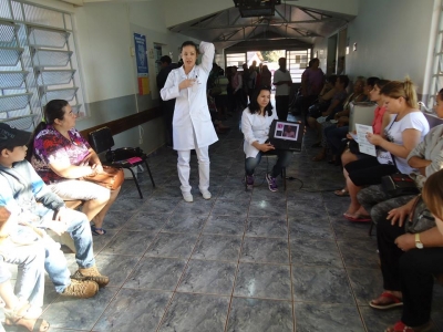 Acadêmicas de enfermagem da Faculdade Unicampo realizaram atividades sobre Saúde da Mulher