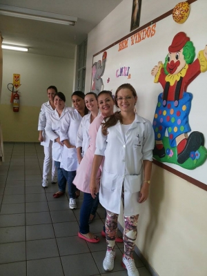 Acadêmicas de enfermagem realizam atividades em Centro de Educação Infantil