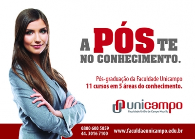 Faculdade Unicampo abre inscrições para Pós Graduação em Marketing, Comunicação e Mídias