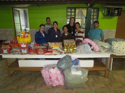 Lar da Dona Jacira e Casa de Passagem São José são beneficiados com doações feitas pelos acadêmicos da Faculdade Unicampo